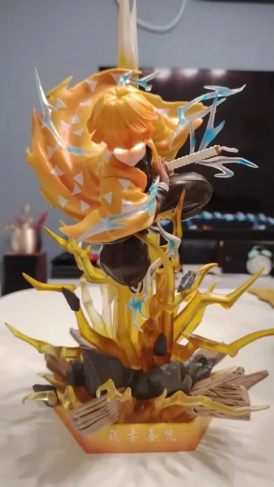 Demon Slayer Agatsuma Zenitsu Double Heads Figure