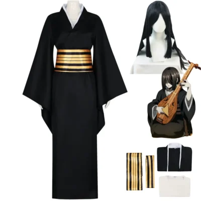 Anime Demon Slayer Nakime Cosplay