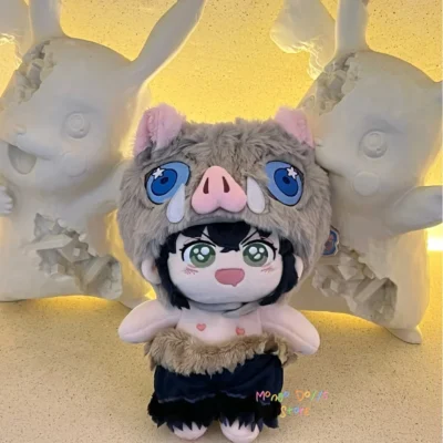 Alternative view of 20cm Anime Demon Slayer Hashibira Inosuke Figure