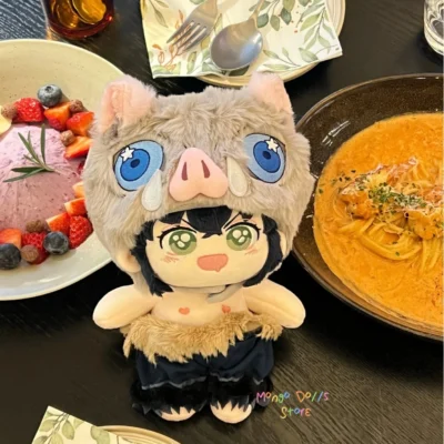 20cm Anime Demon Slayer Hashibira Inosuke Figure