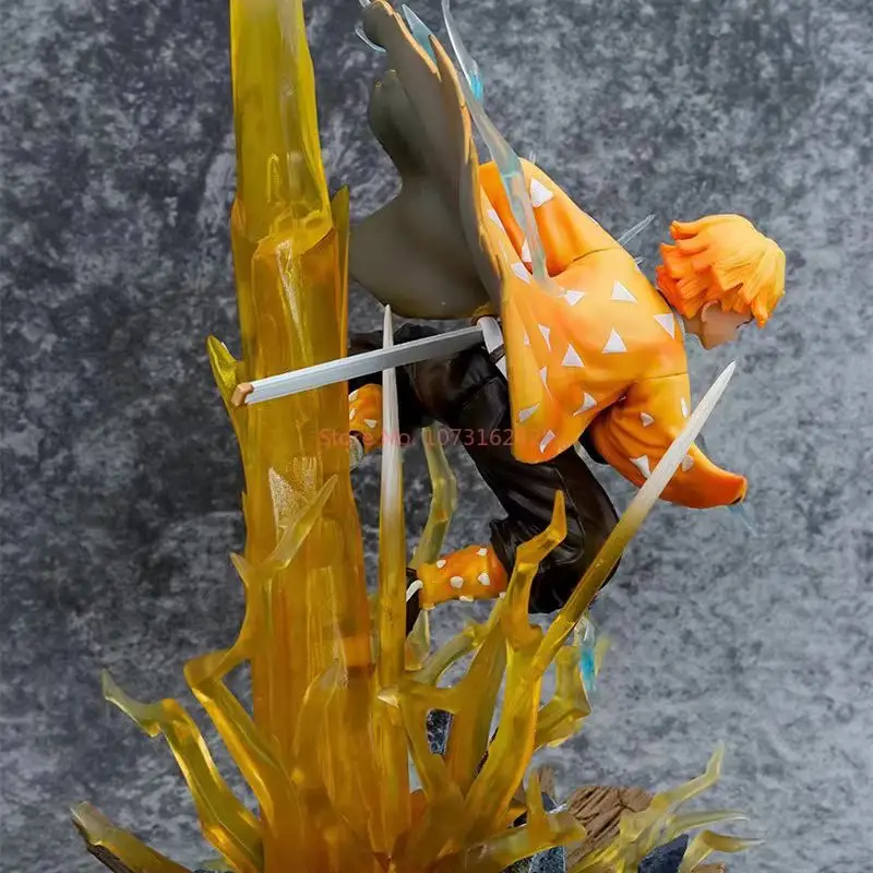 Demon Slayer Agatsuma Zenitsu Double Heads Figure - Image 4