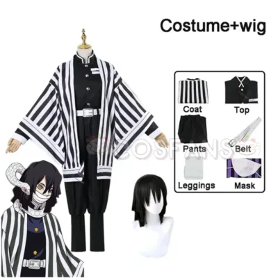 Demon Slayer Kimetsu No Yaiba Iguro Obanai Kimono Cosplay