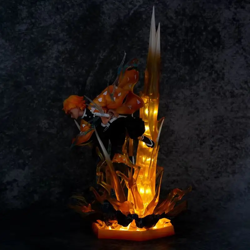 Demon Slayer Agatsuma Zenitsu Double Heads Figure - Image 6