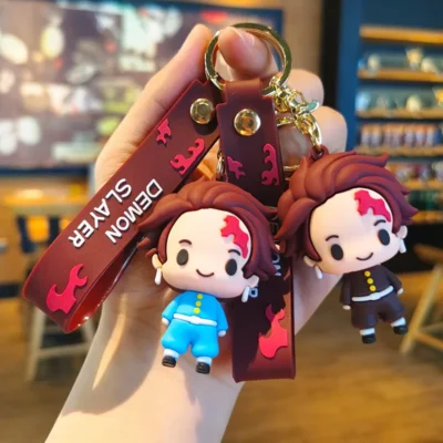 Anime Demon Slayer Kamado Nezuko Kawaii Keychains