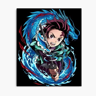 Red Flames Gentle Heart Poster