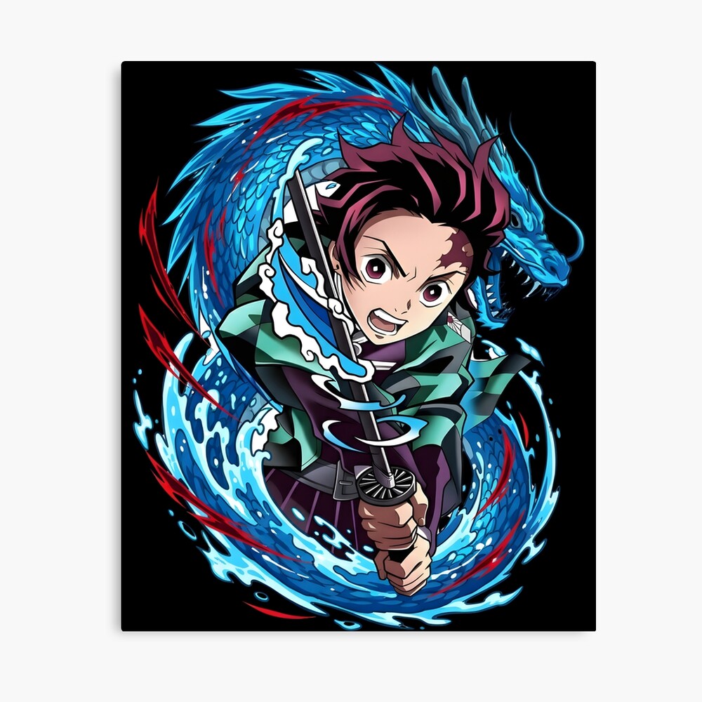 Red Flames Gentle Heart Poster
