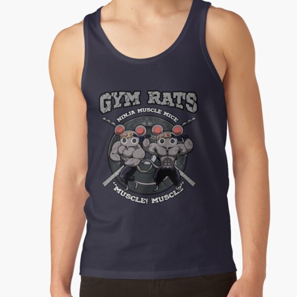 Gym Rats Ninja Muscle Mice Tank Top - Image 5