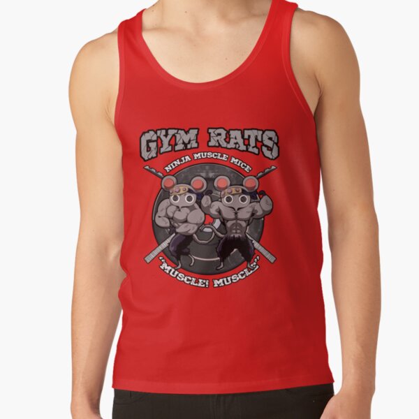 Gym Rats Ninja Muscle Mice Tank Top - Image 4