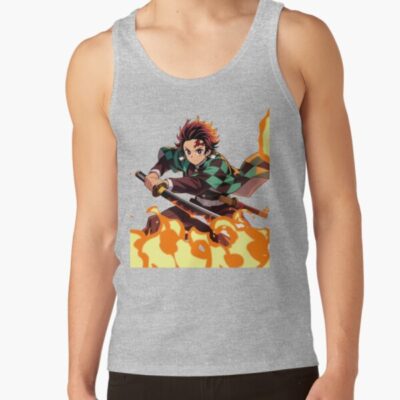 Alternative view of Tanjiro Kamado Ready For Action Tank Top