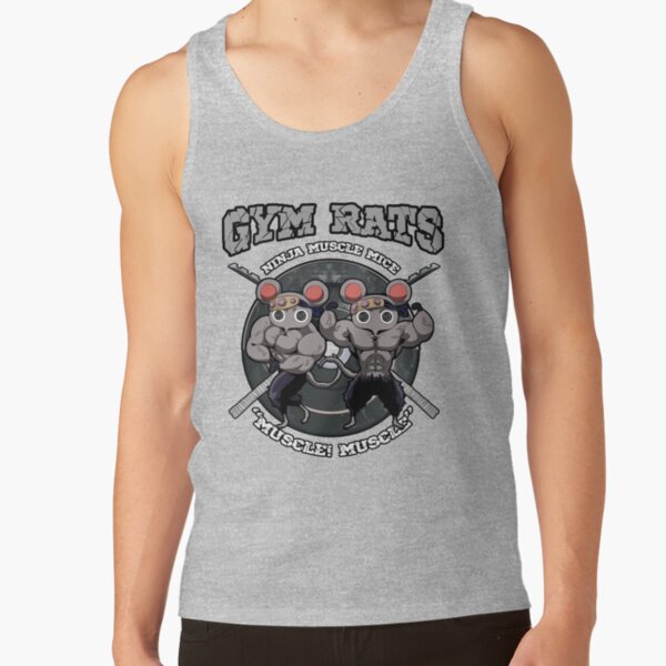 Gym Rats Ninja Muscle Mice Tank Top - Image 3