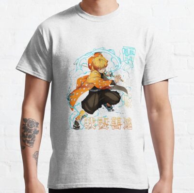 Alternative view of Demon Slayer Zenitsu T-Shirt