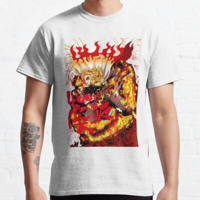 Alternative view of Rengoku Demon Slayer T-Shirt