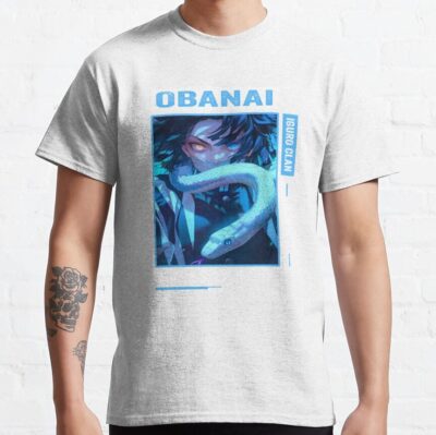 Alternative view of Obanai Iguro Demon Slayer T-Shirt