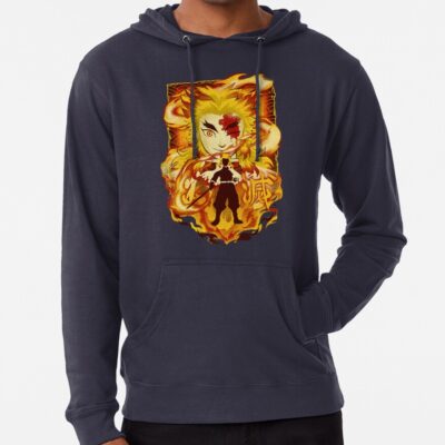 Alternative view of Attack Of The Flame Breathing Hoodie