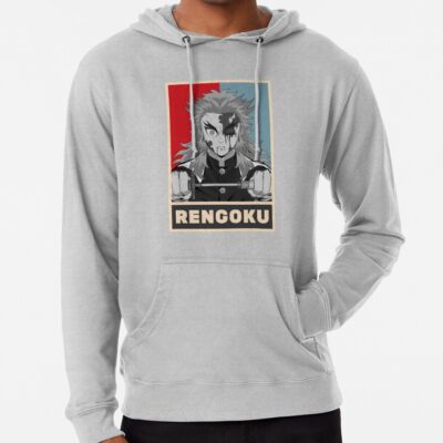 Alternative view of Demon Slayer Kyojuro Rengoku Hoodie