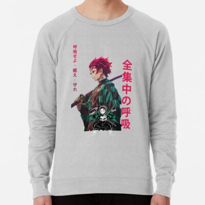 Alternative view of Tanjiro Demon Slayer Sweatshirt