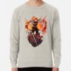 ssrcolightweight sweatshirtmensoatmeal heatherfrontsquare productx1000 bgf8f8f8 8 - Demon Slayer AU Store