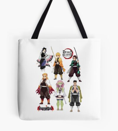 Demon Slayer Many Characters Tote Bag