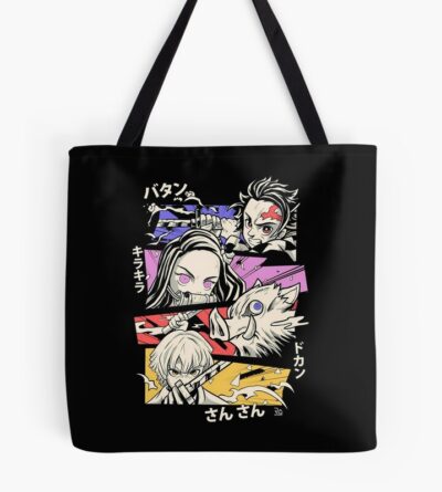 Demon Slayer Main Characters Tote Bag