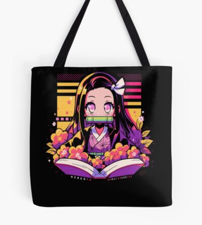 Demon Slayer Cute Nezuko Kamado Tote Bag