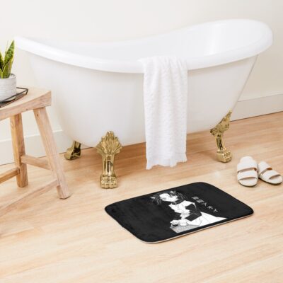 Alternative view of Demon Slayer Buterfly In Head Bath Mat