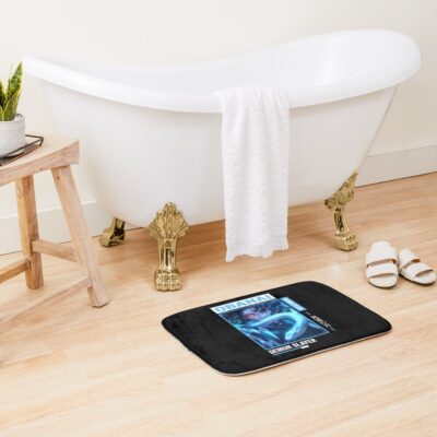 Alternative view of Obanai Iguro Demon Slayer Bath Mat