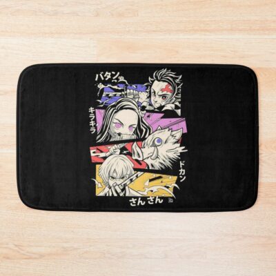 Demon Slayer Four Characters Art Bath Mat