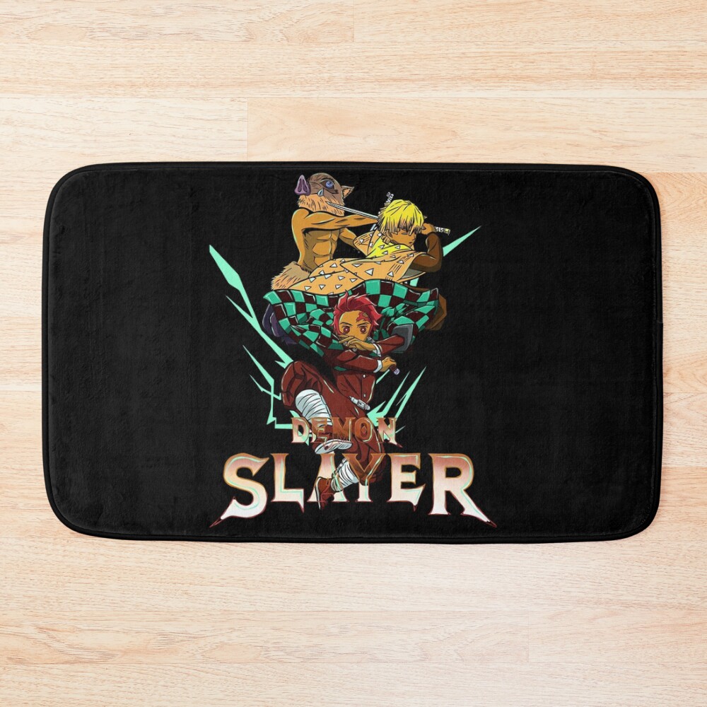 Tanjiro Zenitsu Inosuke Bath Mat