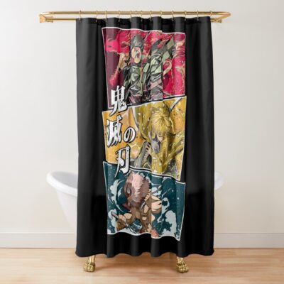Kimetsu No Yaiba Shower Curtain