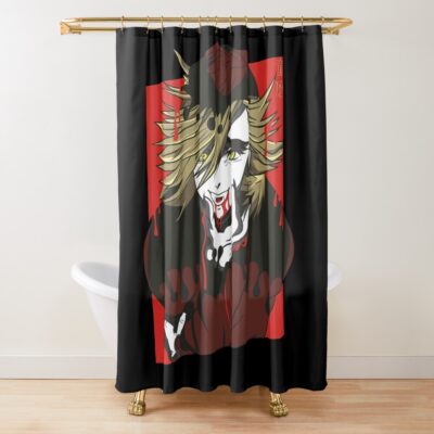 Upper Rank Two Douma Shower Curtain