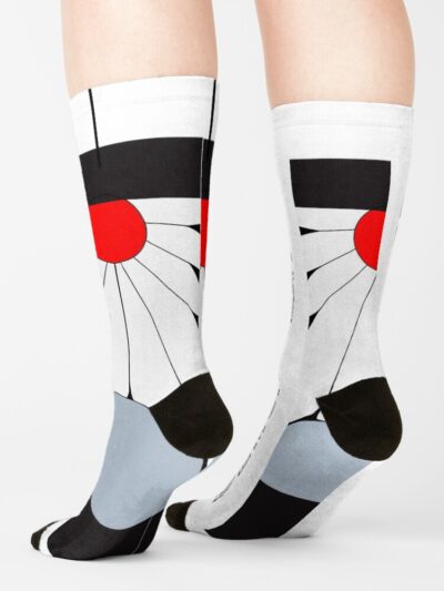Alternative view of Demon Slayer Hanafuda Earring In Pair Fan Art Socks